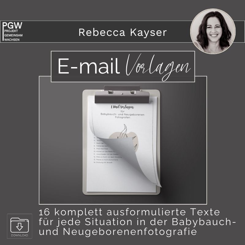 Titelbild Email-Vorlagen by Rebecca Kayser für Projekt Gemeinsamwachsen